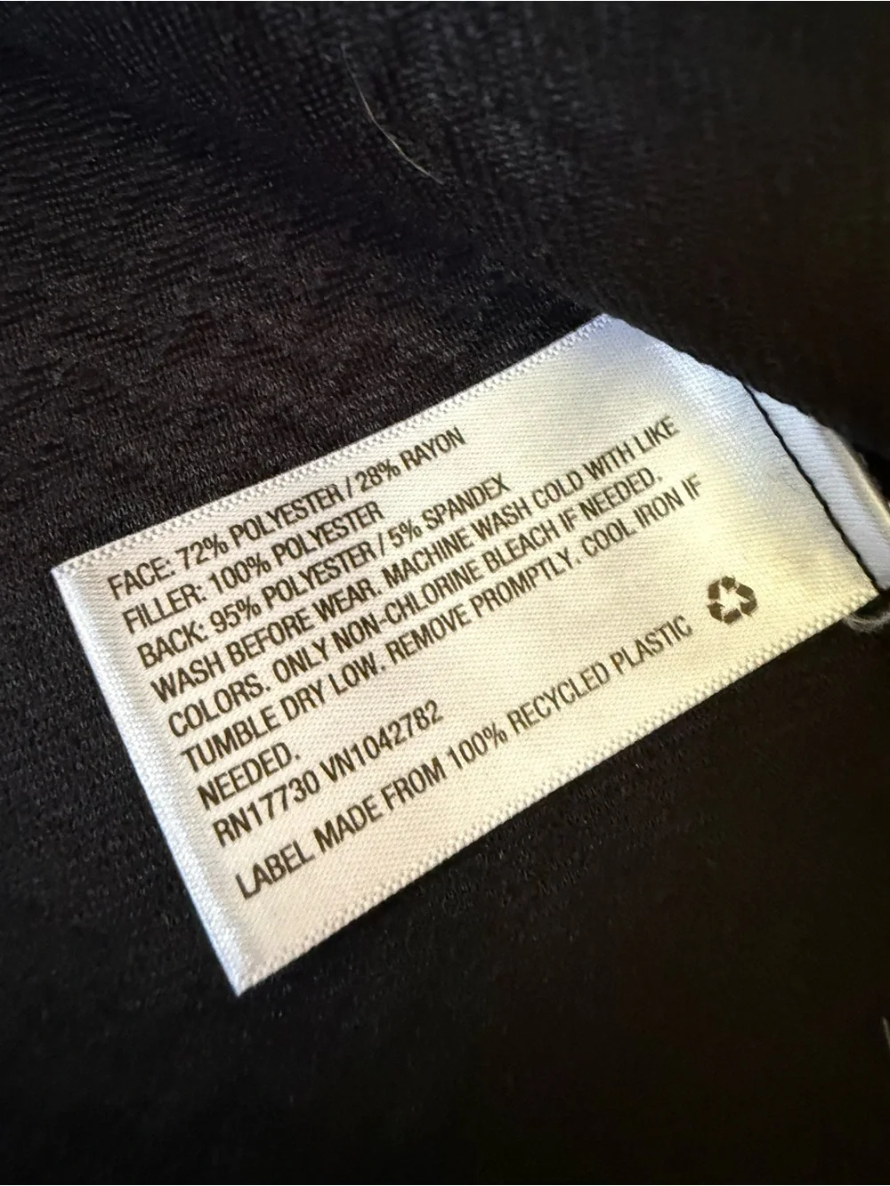 Cat & Jack Black Textured Skater Skirt Girls Size M 7/8